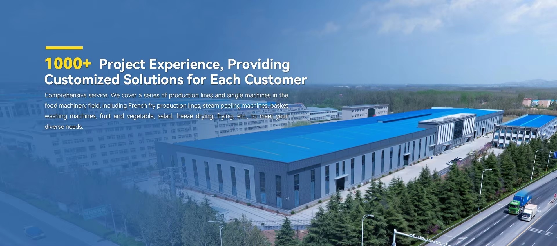 Professional manufacturer of food equipment machinery